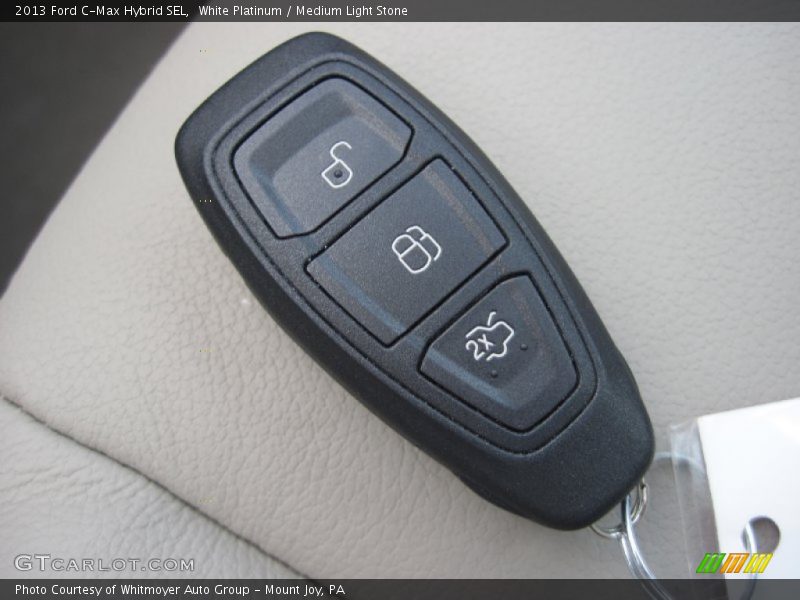 White Platinum / Medium Light Stone 2013 Ford C-Max Hybrid SEL