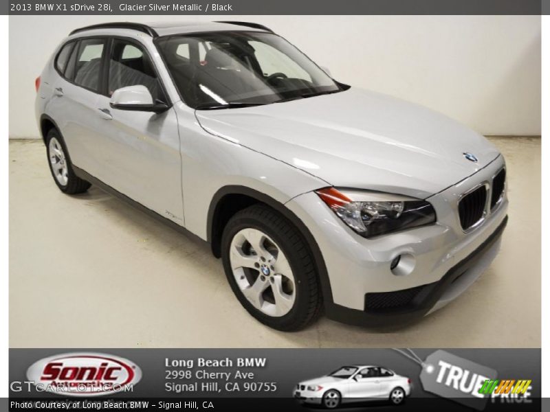 Glacier Silver Metallic / Black 2013 BMW X1 sDrive 28i