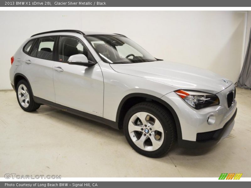 Glacier Silver Metallic / Black 2013 BMW X1 sDrive 28i