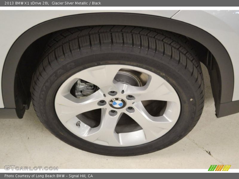 Glacier Silver Metallic / Black 2013 BMW X1 sDrive 28i
