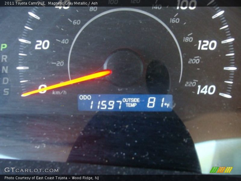 Magnetic Gray Metallic / Ash 2011 Toyota Camry LE
