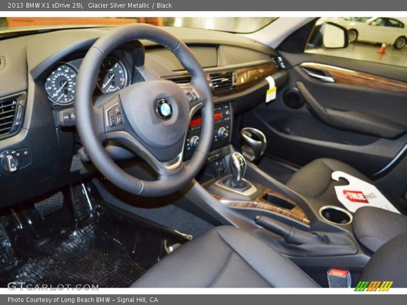 Glacier Silver Metallic / Black 2013 BMW X1 sDrive 28i