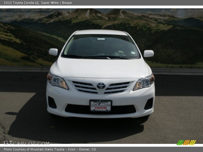 Super White / Bisque 2013 Toyota Corolla LE