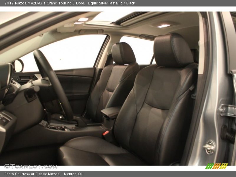  2012 MAZDA3 s Grand Touring 5 Door Black Interior