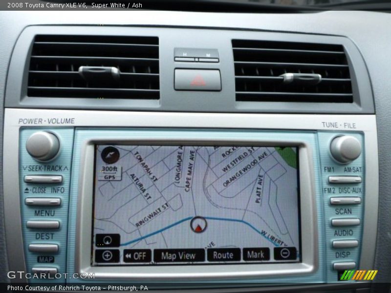 Super White / Ash 2008 Toyota Camry XLE V6
