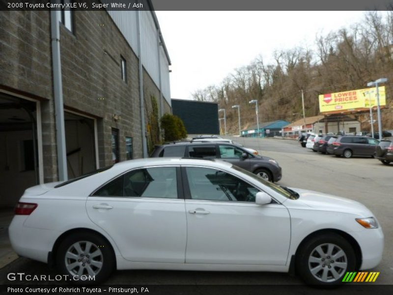 Super White / Ash 2008 Toyota Camry XLE V6