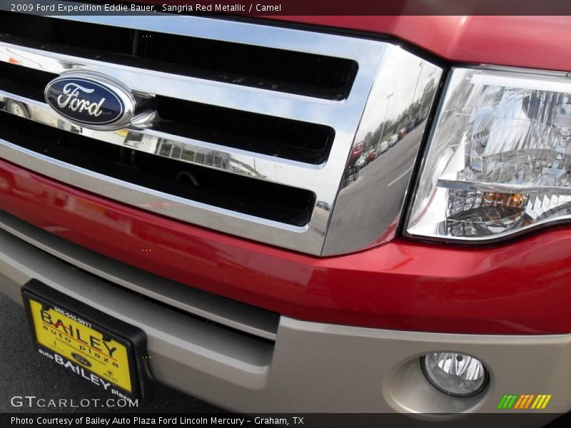 Sangria Red Metallic / Camel 2009 Ford Expedition Eddie Bauer