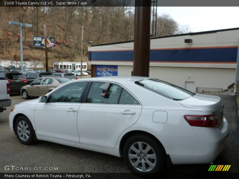 Super White / Ash 2008 Toyota Camry XLE V6