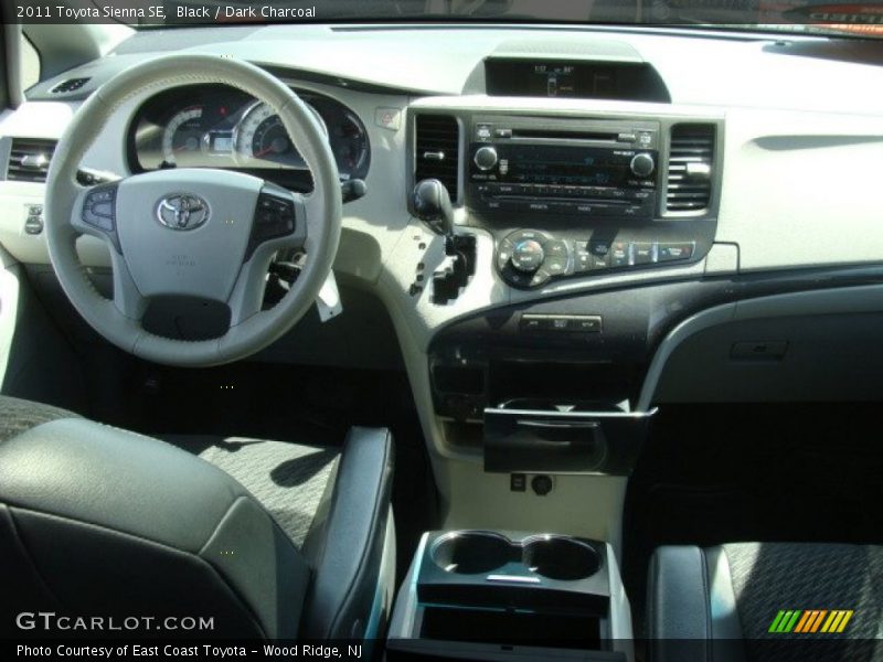 Black / Dark Charcoal 2011 Toyota Sienna SE
