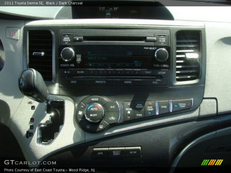 Black / Dark Charcoal 2011 Toyota Sienna SE