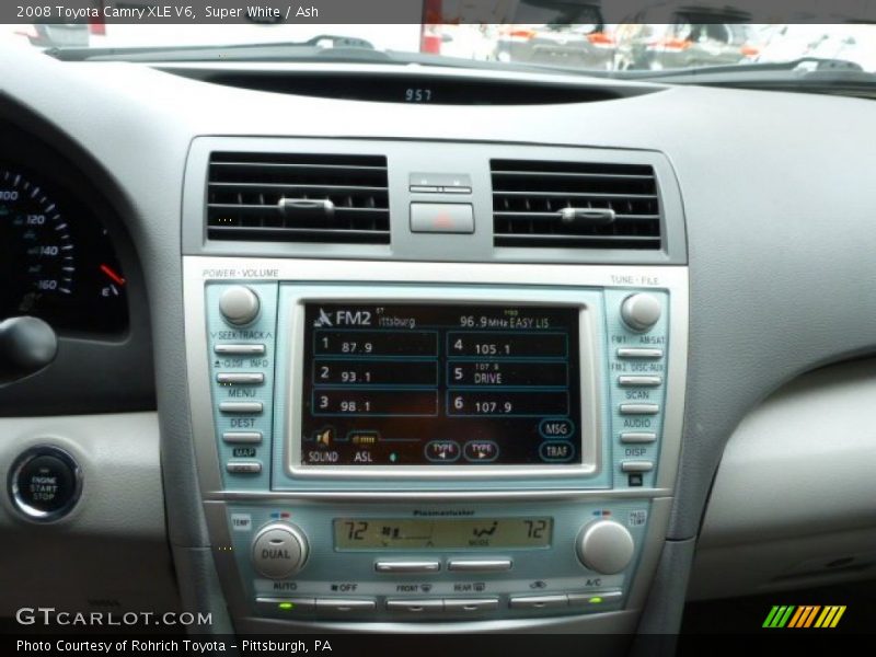Super White / Ash 2008 Toyota Camry XLE V6