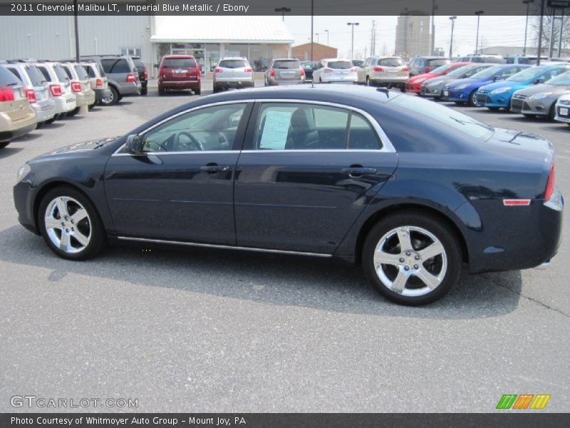 Imperial Blue Metallic / Ebony 2011 Chevrolet Malibu LT