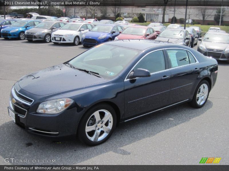 Imperial Blue Metallic / Ebony 2011 Chevrolet Malibu LT