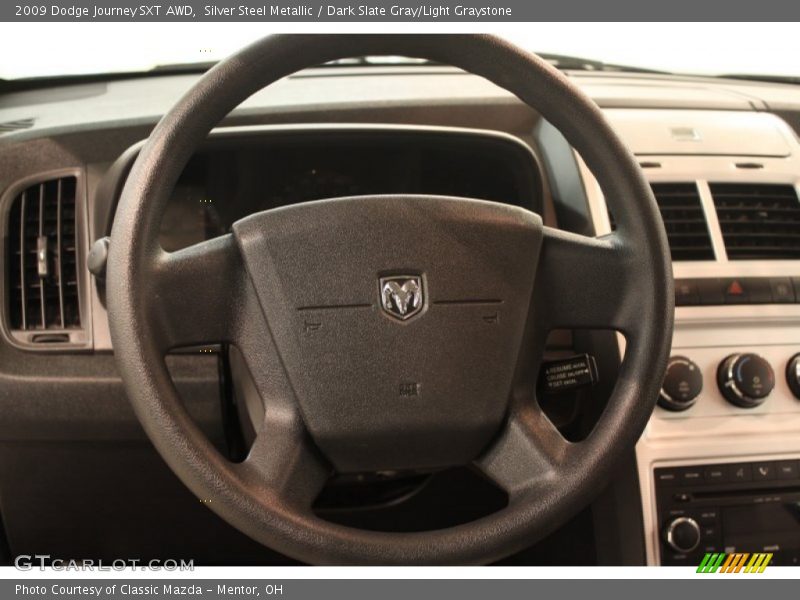 Silver Steel Metallic / Dark Slate Gray/Light Graystone 2009 Dodge Journey SXT AWD