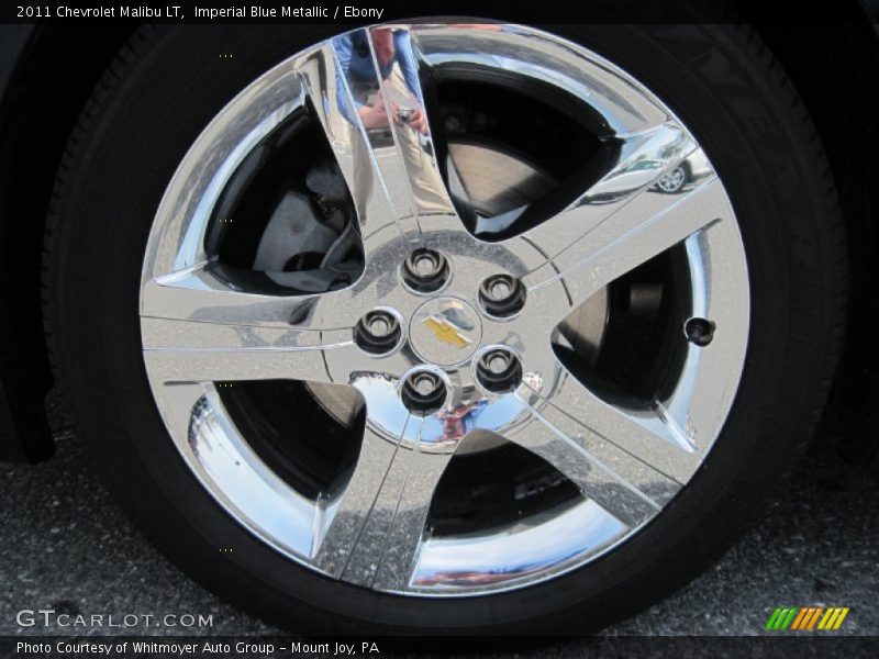 Imperial Blue Metallic / Ebony 2011 Chevrolet Malibu LT