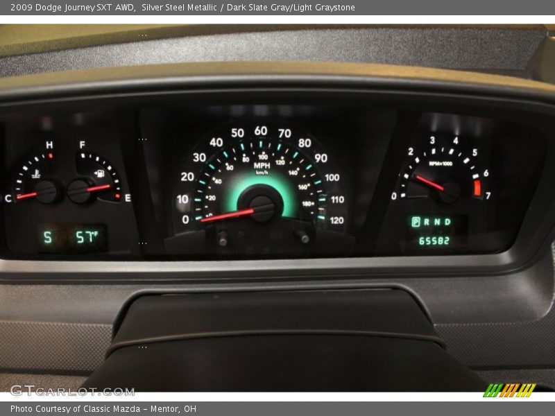 Silver Steel Metallic / Dark Slate Gray/Light Graystone 2009 Dodge Journey SXT AWD
