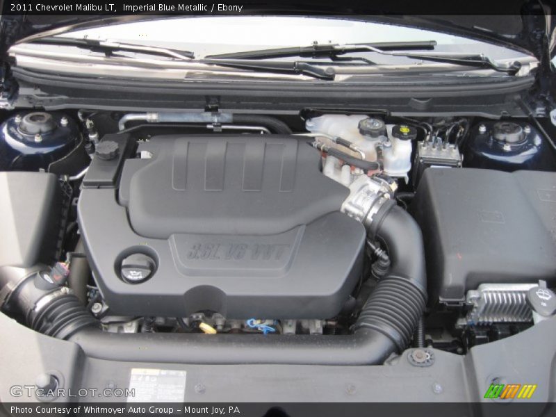 Imperial Blue Metallic / Ebony 2011 Chevrolet Malibu LT