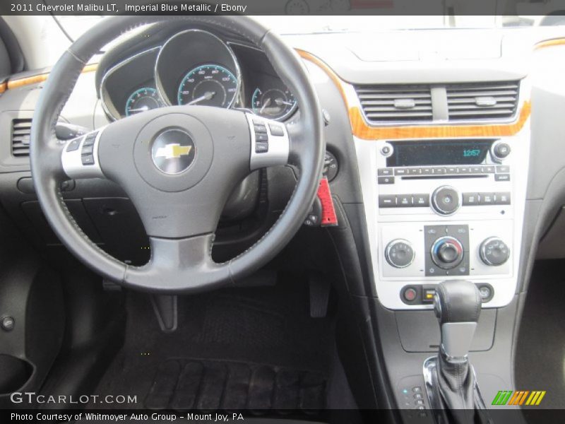 Imperial Blue Metallic / Ebony 2011 Chevrolet Malibu LT