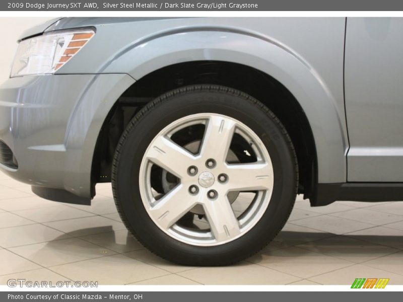 Silver Steel Metallic / Dark Slate Gray/Light Graystone 2009 Dodge Journey SXT AWD