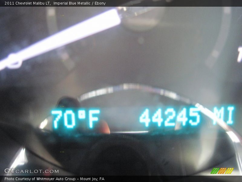 Imperial Blue Metallic / Ebony 2011 Chevrolet Malibu LT