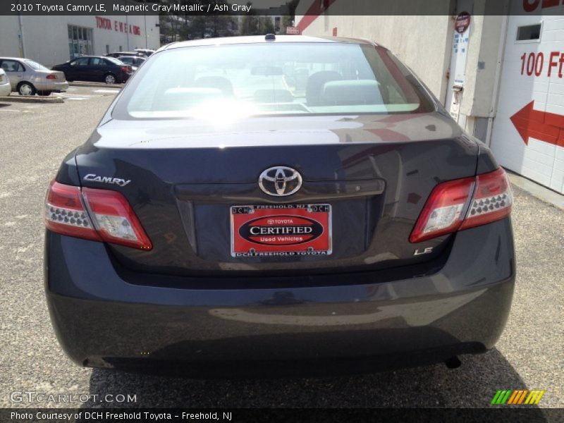 Magnetic Gray Metallic / Ash Gray 2010 Toyota Camry LE