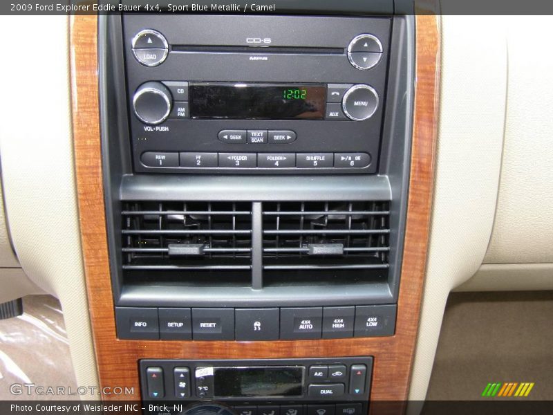 Sport Blue Metallic / Camel 2009 Ford Explorer Eddie Bauer 4x4