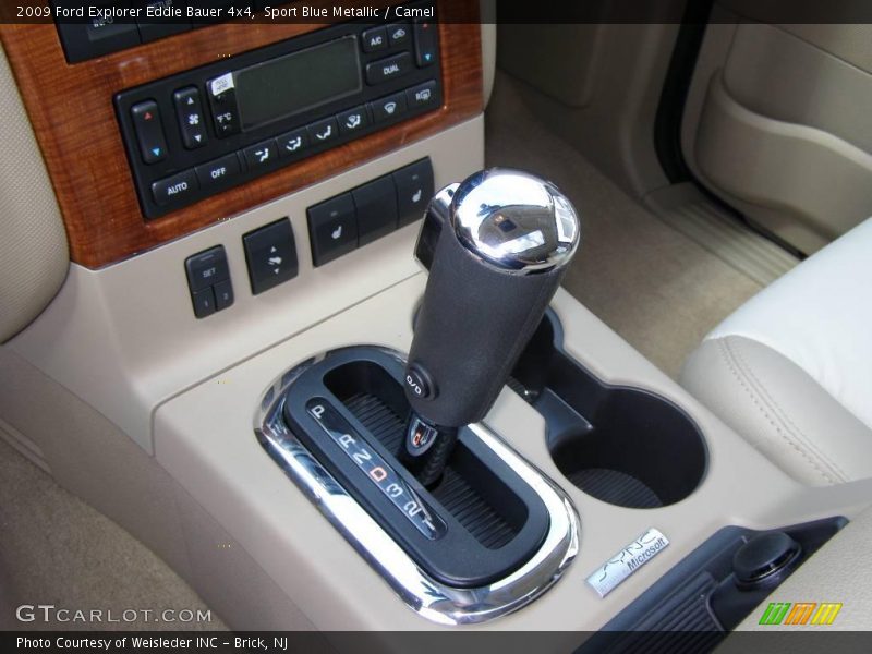 Sport Blue Metallic / Camel 2009 Ford Explorer Eddie Bauer 4x4