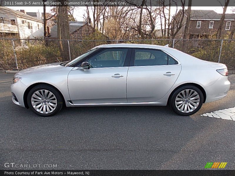  2011 9-5 Aero XWD Sedan Diamond Silver Metallic