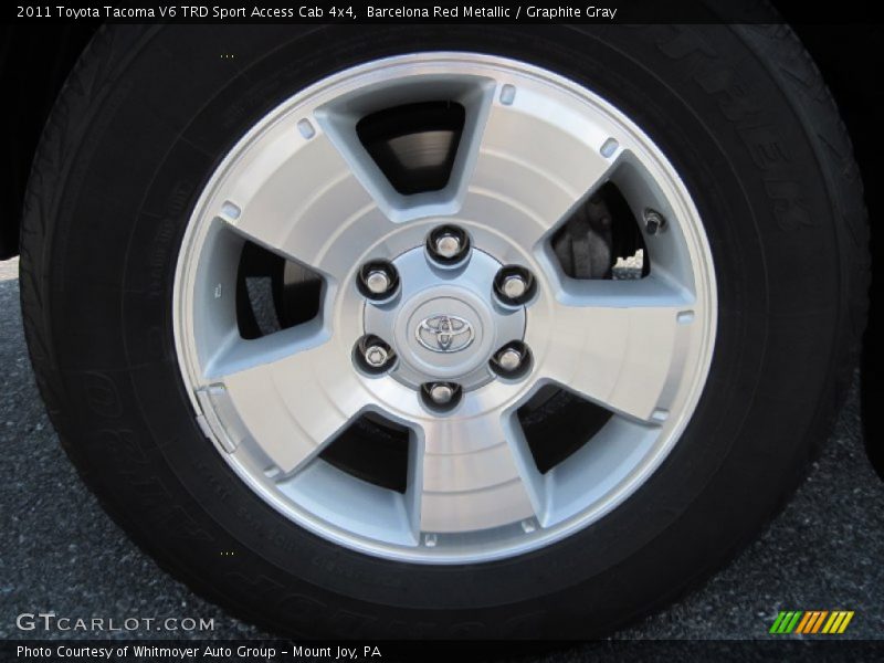 Barcelona Red Metallic / Graphite Gray 2011 Toyota Tacoma V6 TRD Sport Access Cab 4x4