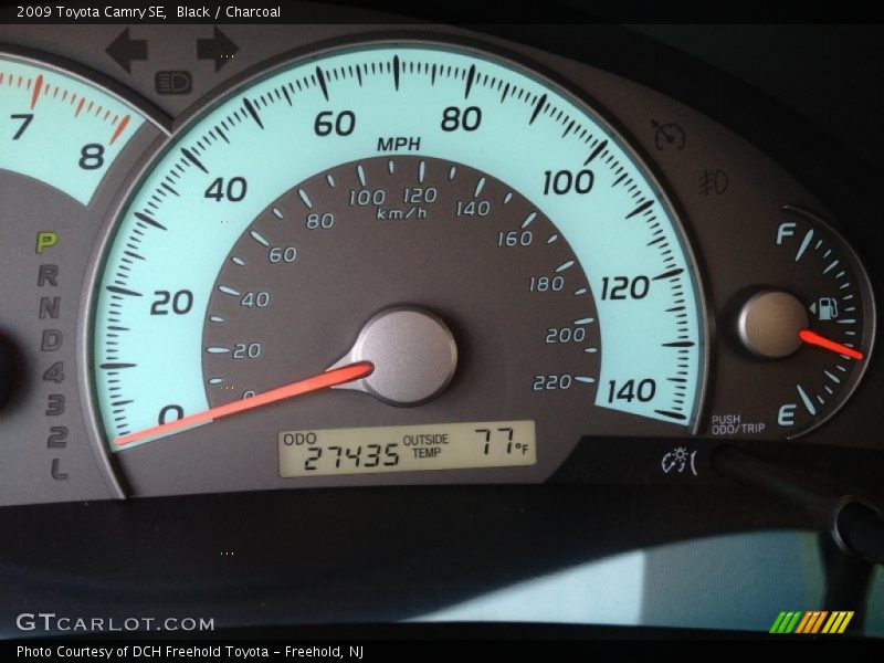Black / Charcoal 2009 Toyota Camry SE