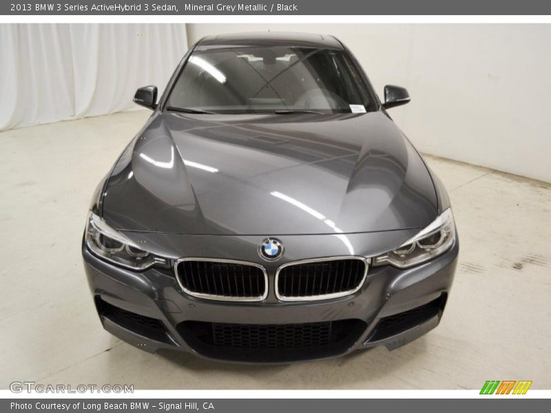 Mineral Grey Metallic / Black 2013 BMW 3 Series ActiveHybrid 3 Sedan