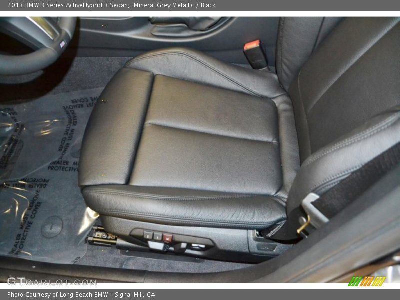 Mineral Grey Metallic / Black 2013 BMW 3 Series ActiveHybrid 3 Sedan