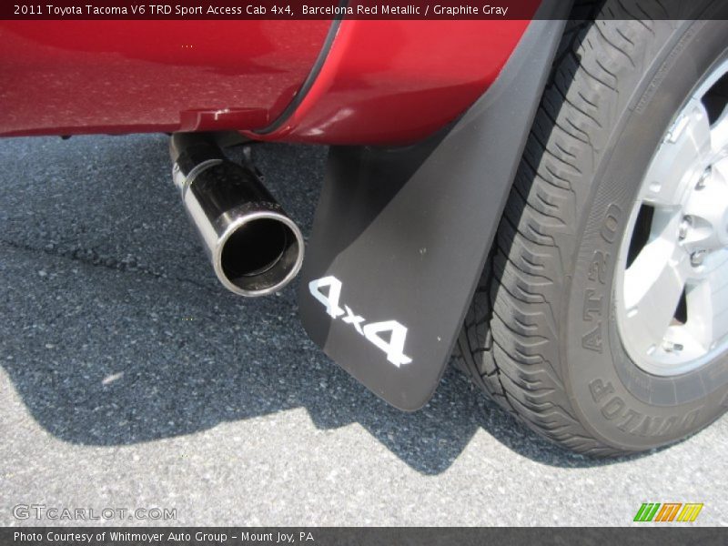 Barcelona Red Metallic / Graphite Gray 2011 Toyota Tacoma V6 TRD Sport Access Cab 4x4