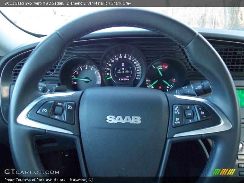  2011 9-5 Aero XWD Sedan Steering Wheel