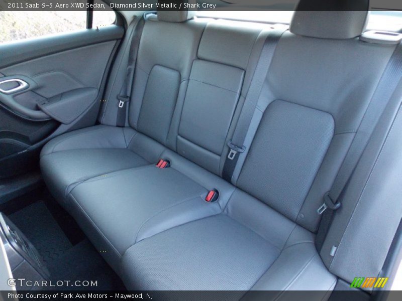 Rear Seat of 2011 9-5 Aero XWD Sedan