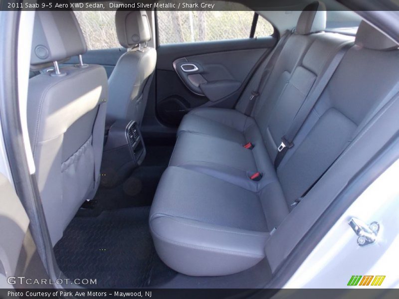 Rear Seat of 2011 9-5 Aero XWD Sedan