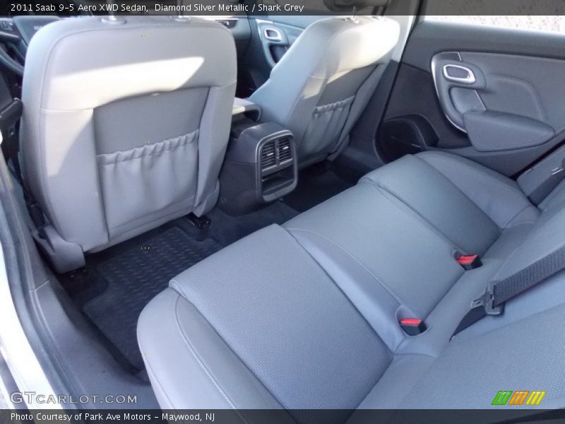 Diamond Silver Metallic / Shark Grey 2011 Saab 9-5 Aero XWD Sedan