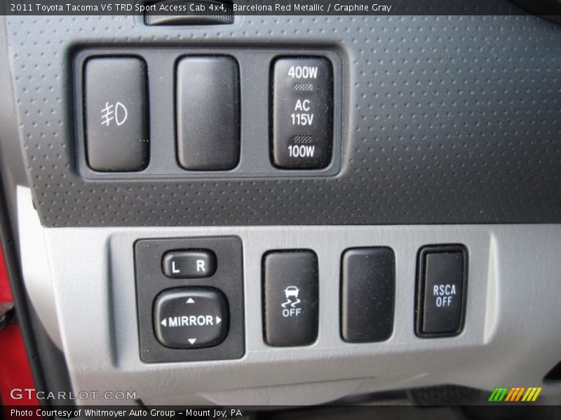 Barcelona Red Metallic / Graphite Gray 2011 Toyota Tacoma V6 TRD Sport Access Cab 4x4