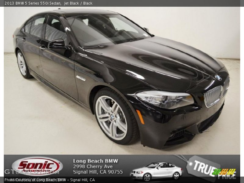 Jet Black / Black 2013 BMW 5 Series 550i Sedan