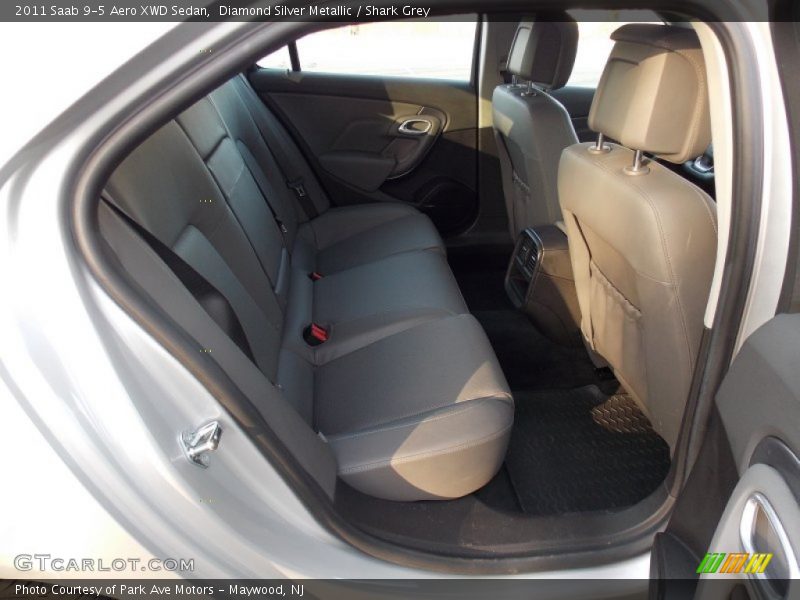 Diamond Silver Metallic / Shark Grey 2011 Saab 9-5 Aero XWD Sedan