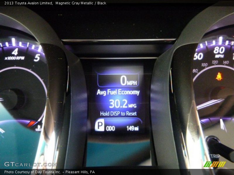 Magnetic Gray Metallic / Black 2013 Toyota Avalon Limited