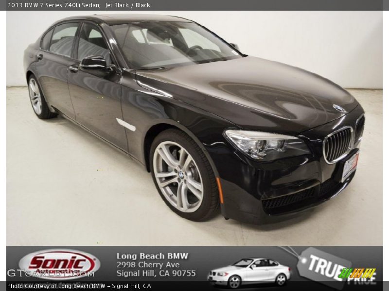 Jet Black / Black 2013 BMW 7 Series 740Li Sedan