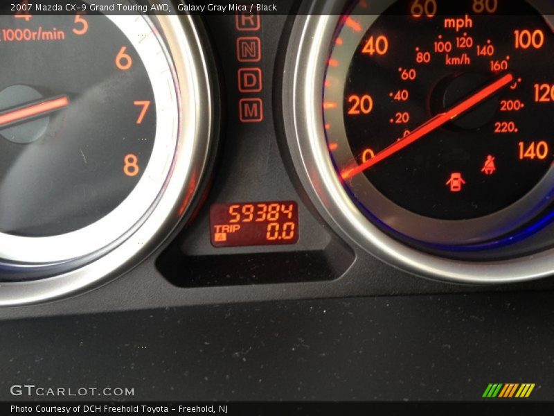 Galaxy Gray Mica / Black 2007 Mazda CX-9 Grand Touring AWD