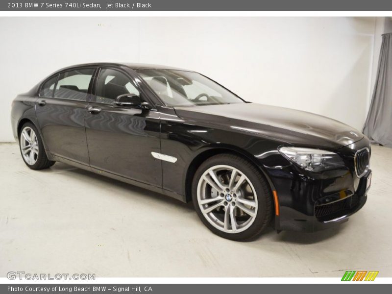 Jet Black / Black 2013 BMW 7 Series 740Li Sedan