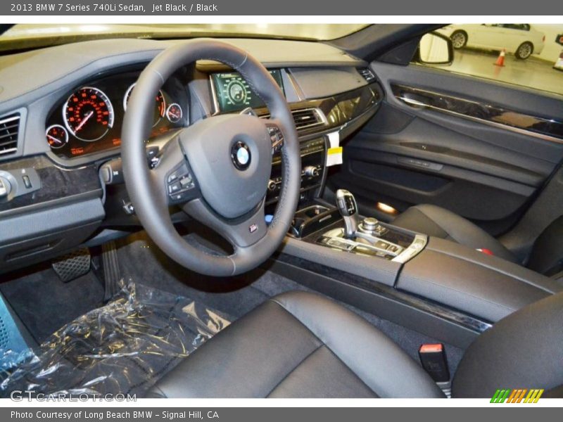 Jet Black / Black 2013 BMW 7 Series 740Li Sedan