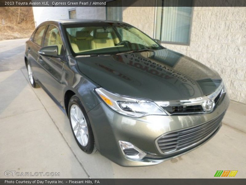 Cypress Green Pearl / Almond 2013 Toyota Avalon XLE
