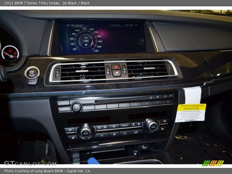 Jet Black / Black 2013 BMW 7 Series 740Li Sedan