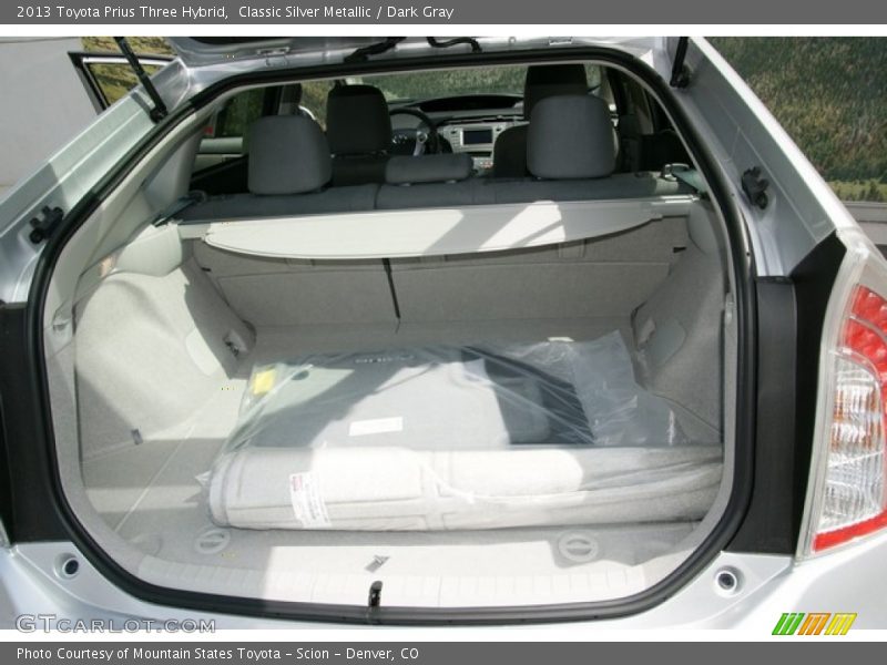 Classic Silver Metallic / Dark Gray 2013 Toyota Prius Three Hybrid
