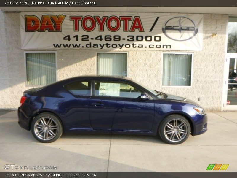 Nautical Blue Metallic / Dark Charcoal 2013 Scion tC