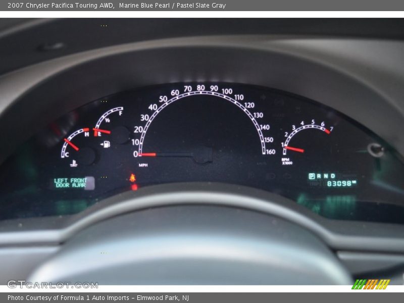 Marine Blue Pearl / Pastel Slate Gray 2007 Chrysler Pacifica Touring AWD